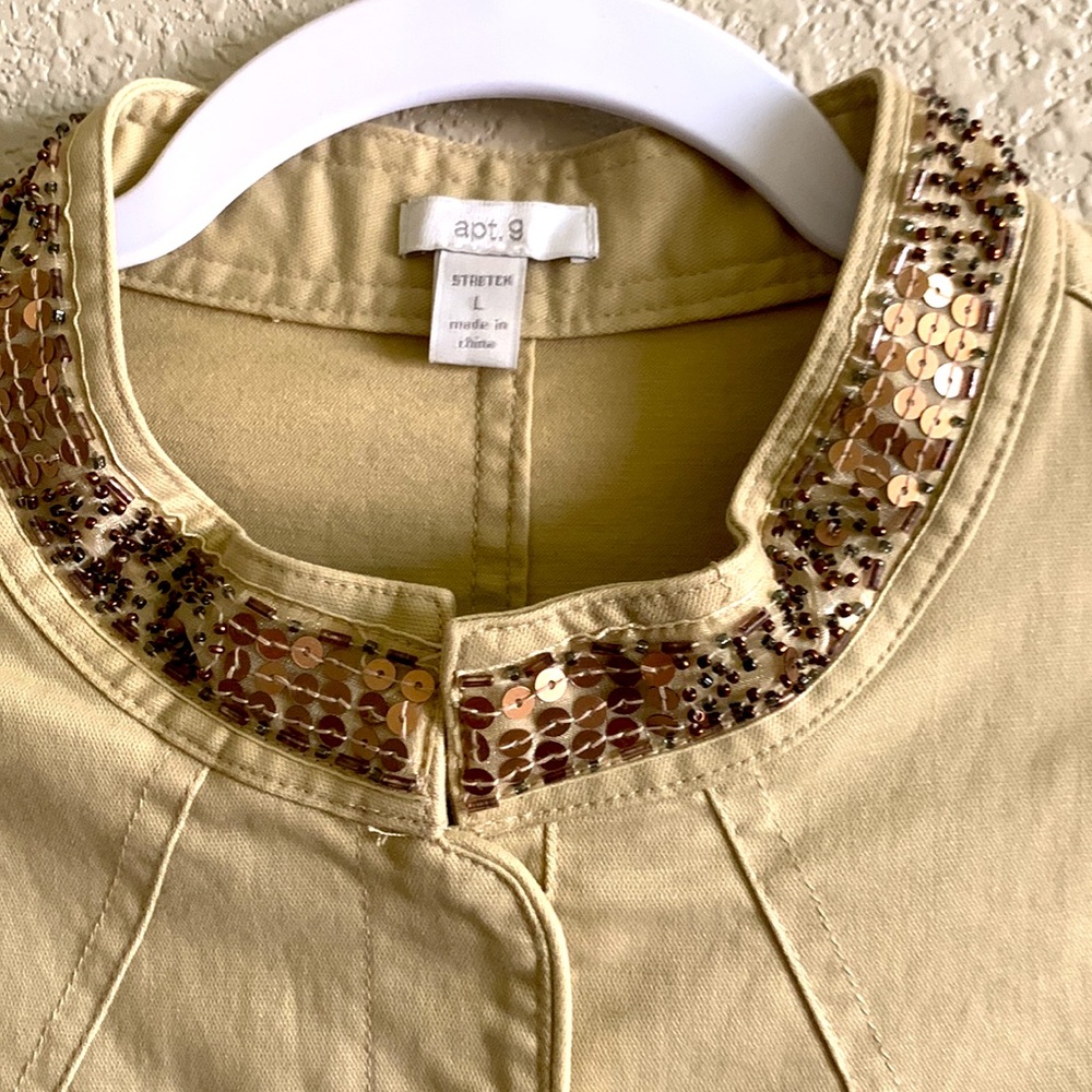 Apt.9 Sequin Embellished Utility Jacket - image 3